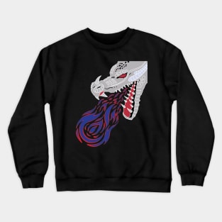 My old logo coming out of a dragon Crewneck Sweatshirt